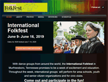 Tablet Screenshot of mboro-international-folkfest.org